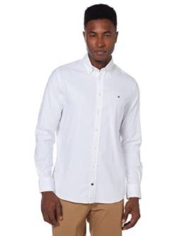 Tommy Hilfiger Herren CL Flex OXF RF Shirt MW0MW29969 Hemden, Weiß (White), 39W von Tommy Hilfiger