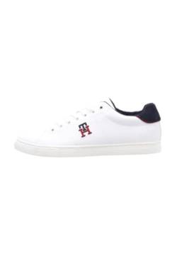 Tommy Hilfiger Herren Core Varsity Tennisschuhe Sneaker Weiß 43 EU von Tommy Hilfiger