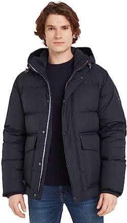 Tommy Hilfiger Herren Daunenjacke Winter, Blau (Desert Sky), XL von Tommy Hilfiger