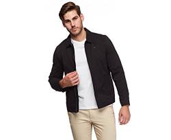 Tommy Hilfiger Herren Golfjacke Microtwill (Normale und große Größen) - Schwarz - X-Groß von Tommy Hilfiger