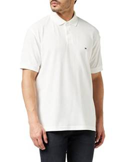 Tommy Hilfiger Herren Poloshirt Kurzarm 1985 Regular Fit, Weiß (White), XXL von Tommy Hilfiger