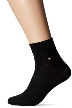 Tommy Hilfiger Herren Quarter Socken, Schwarz, 47-49 EU von Tommy Hilfiger