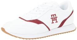 Tommy Hilfiger Herren Runner Sneaker Sportschuhe, Weiß (White), 46 EU von Tommy Hilfiger