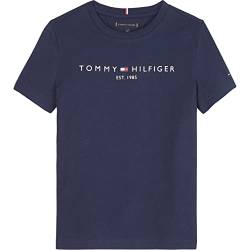 Tommy Hilfiger ESSENTIAL TEE S/S Kurzarm T-Shirts Unisex Kinder, Blau (Twilight Navy), 5 jahre von Tommy Hilfiger