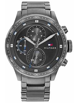 Tommy Hilfiger Multi Zifferblatt Quarz Uhr für Herren mit Rotguss Edelstahlarmband - 1791806 von Tommy Hilfiger