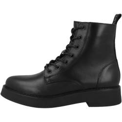 Tommy Hilfiger Tommy Jeans Lace Up Flat Boots schwarz - 42 female von Tommy Hilfiger