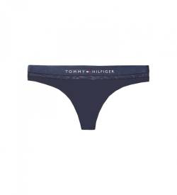 Tommy Hilfiger für Damen. UW0UW00064 Tangaeinsatz Navy Mesh (S), Heimtextilien, Baumwolle, Marine von Tommy Hilfiger