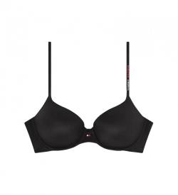 Tommy Hilfiger für Damen. UW0UW03160 Ultraweicher Push-up-BH schwarz (85B), Heimtextilien, Nylon von Tommy Hilfiger