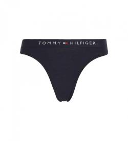 Tommy Hilfiger für Damen. UW0UW04145 Slips Bund Logo navy (XS), Heimtextilien, Baumwolle, Nachhaltig, Marine von Tommy Hilfiger