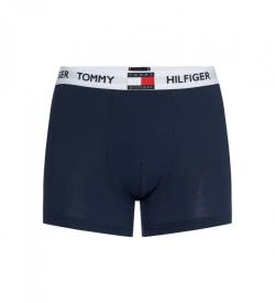 Tommy Hilfiger für Herren. UM0UM01810 Boxer Logo 85 navy (XL), Heimtextilien, Baumwolle, Nachhaltig, Marine von Tommy Hilfiger