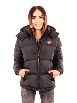 Tommy Jeans Damen Daunenjacke Alaska Puffer Winter, Schwarz (Black), S von Tommy Hilfiger