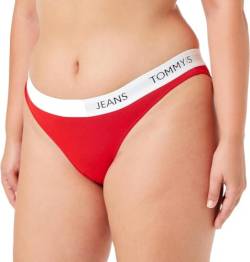 Tommy Hilfiger Bikini Hose Damen, Rot (Deep Crimson), XS von Tommy Hilfiger