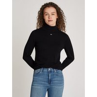 Tommy Jeans Curve Rollkragenpullover TJW ESSENTIAL TRTLNK SWEATER EXT mit Rollkragen, Logo-Flag von Tommy Jeans Curve