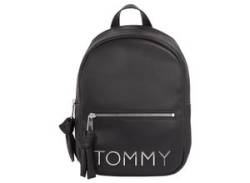 Rucksack TOMMY JEANS "Women TJW BOLD BACKPACK Backpacks" Gr. B/H/T: 21 cm x 32 cm x 9 cm, schwarz (black) Damen Rucksäcke Reisegepäck Taschen von Tommy Jeans
