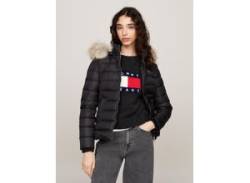 Steppjacke TOMMY JEANS CURVE "TJW BASIC HOODED DOWN JACKET EXT" Gr. 4XL (48), schwarz (black) Damen Jacken in Großen Größen, mit Kapuze von Tommy Jeans