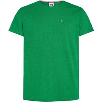 TOMMY Jeans T-Shirt, Slim-Fit, Rundhals-Ausschnitt, für Herren, grün, S von Tommy Jeans