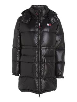 Tommy Hilfiger TJW MIDI ALASKA PUFFER, schwarz(black), Gr. L von Tommy Jeans