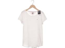 Tommy Jeans Damen T-Shirt, cremeweiß, Gr. 36 von Tommy Jeans