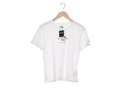 Tommy Jeans Damen T-Shirt, weiß, Gr. 38 von Tommy Jeans