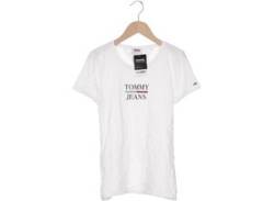 Tommy Jeans Damen T-Shirt, weiß, Gr. 38 von Tommy Jeans