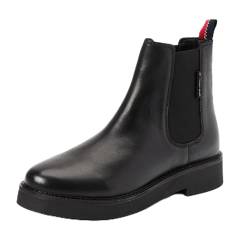 Tommy Jeans Damen TJW Chelsea Flat Boot (EN0EN02622 Stiefeletten, Schwarz, 41 EU von Tommy Jeans