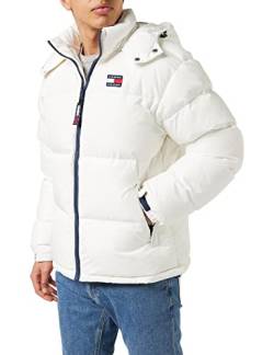 Tommy Jeans Herren TJM Alaska Puffer DM0DM15445 Gepolsterte Jacken, Weiß, S von Tommy Jeans