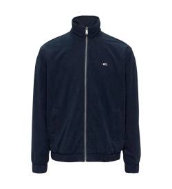 Tommy Jeans für Herren. DM0DM20588 Navy Cord Jacke (XL), Lässig, Recyceltes Polyester, Nachhaltig, Marine von Tommy Jeans