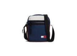 Umhängetasche TOMMY JEANS "Men TJM FRESHMAN REPORTER Crossover" Gr. B/H/T: 18cm x 21cm x 5cm, blau (winter corporate) Damen Taschen Umhängetasche Herren Tasche von Tommy Jeans