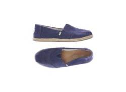 Toms Damen Halbschuh, marineblau, Gr. 38 von Toms Shoes