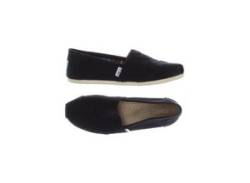 Toms Damen Halbschuh, schwarz, Gr. 7 von Toms Shoes