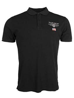 Top Gun Herren Polo Shirt Tg20193156 Black,M von Top Gun