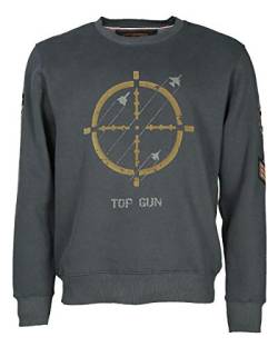 Top Gun Herren Sweater Target Disc Tg20191028 Dusty Petrol,S von Top Gun