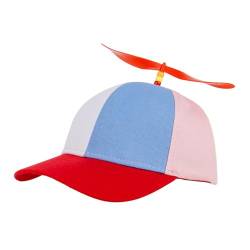 TopTie Propeller Mütze Erwachsene Baseball Cap Bunte Mütze für Party Kopfbedeckungen von TopTie