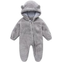 Torcarvh Schlafoverall Baby Schneeanzug Winter Bär Footie Strampler Overall von Torcarvh