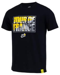 Tour de France T-Shirt TDF – Offizielle Kollektion Radsport, Schwarz , L von Tour de France