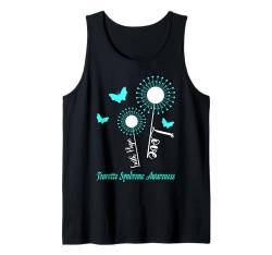 Tourette-Syndrom Bewusstsein Glaube Hoffnung Liebe Löwenzahn Tank Top von Tourette Syndrome Awareness Products (Lwaka)