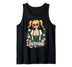 Herren Lausmadl Ersatz Dirndl Oktoberfest Ersatztracht Wiesn Outfit Tank Top von Trachten Damen Dirndl Alternative Oktoberfest