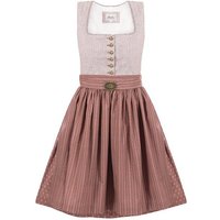 Trachten24.de Dirndl Midi Dirndl Vicki braun (2-tlg) Rockteil 65cm von Trachten24.de