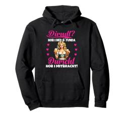 Damen Trachtendirndl Lustiges Kostüm für Oktoberfest Pullover Hoodie von Trachtenshirt Dirndl Ersatz Damen Outfit Bluse