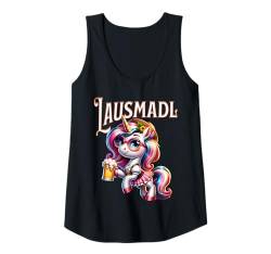 Damen Tracht Damen Outfit Dirndl Ersatz Lustiger Spruch Lausmadl Tank Top von Trachtenshirt Ersatz Dirndl Lustiges Lausmadl