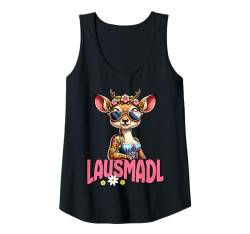 Damen Tracht Damen Outfit Dirndl Ersatz Lustiger Spruch Lausmadl Tank Top von Trachtenshirt Ersatz Dirndl Lustiges Lausmadl