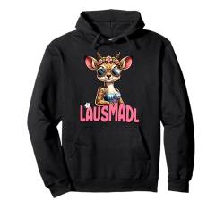 Tracht Damen Outfit Dirndl Ersatz Lustiger Spruch Lausmadl Pullover Hoodie von Trachtenshirt Ersatz Dirndl Lustiges Lausmadl