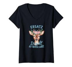 Damen Trachtenshirt Dirndl Ersatz Shirt Bayrische Tracht T-Shirt mit V-Ausschnitt von Trachtenshirts Damen & Ersatz Dirndl T-Shirt