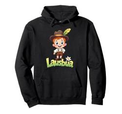 Trachtenshirt Herren Trachten T-Shirt Kinder Jungen Lausbu Pullover Hoodie von Trachtenshirts Jungen und Herren Lausbua