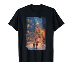 Traditionelle Vintage Weihnachten - Passende Familie Nostalgie T-Shirt von Traditional Vintage Family Christmas Graphics