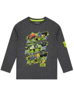 Transformers Tshirt Kinder | Megatron, Bumblebee und Optimus Prime Langarmshirt Jungen | T-Shirt Kinder | Langarmshirts Für Jungen | Grau | 104 von Transformers