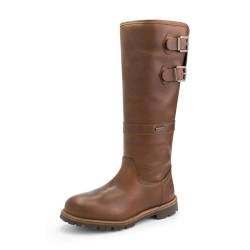 Travelin' Damen Alaska Lady Boot High Country Technical Leder stiefel elegant - Cognac 40 von Travelin'