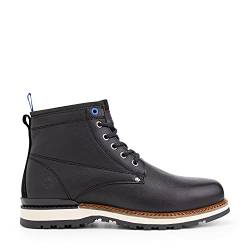 Travelin' Herren Lässiger Schnürstiefel Mosvoll - Schwarz - 41 von Travelin'