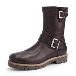 Travelin' Herren Silkeborg Men Boot Mid Country Leder stiefel elegant - Dunkel Braun 43 von Travelin'