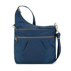 Travelon Anti-Diebstahl-Signatur-Crossbody mit 3 Fächern., ocean (Blau) - 43330-332 von Travelon